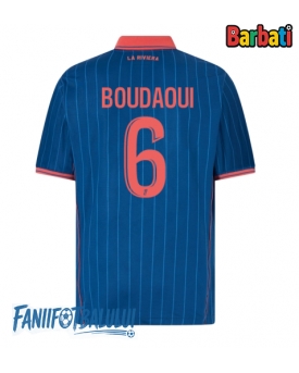 OGC Nice Hicham Boudaoui #6 Tricou Fotbal Replică 2025-26 Barbati Treilea
